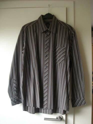 Esprit hemd, heren. mt XL, 43/44, Kleding | Heren, Overhemden, Ophalen of Verzenden, Gedragen, Bruin, Esprit