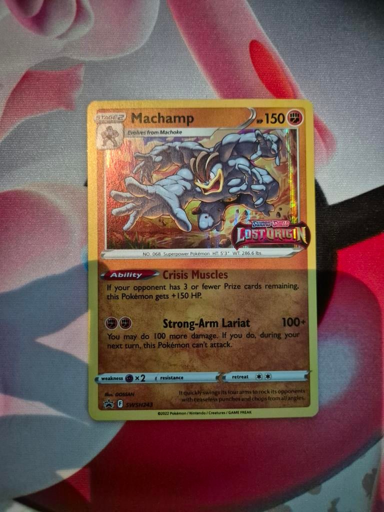 Machamp lost origin stamped  swsh 243, Ophalen of Verzenden, Nieuw
