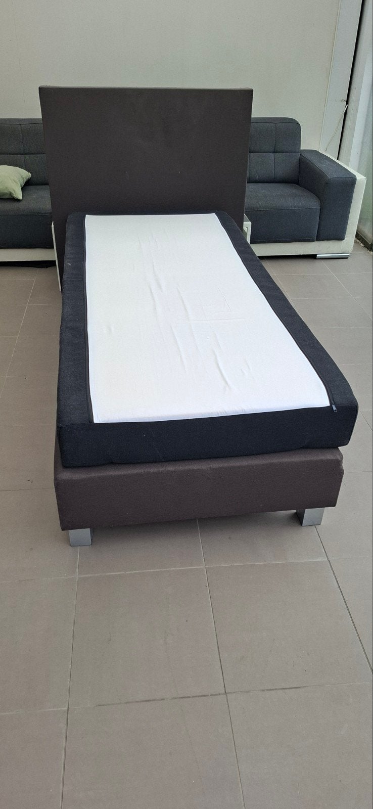 Sommier à ressorts avec matelas gratuit, Maison & Meubles, Enlèvement, 90 cm