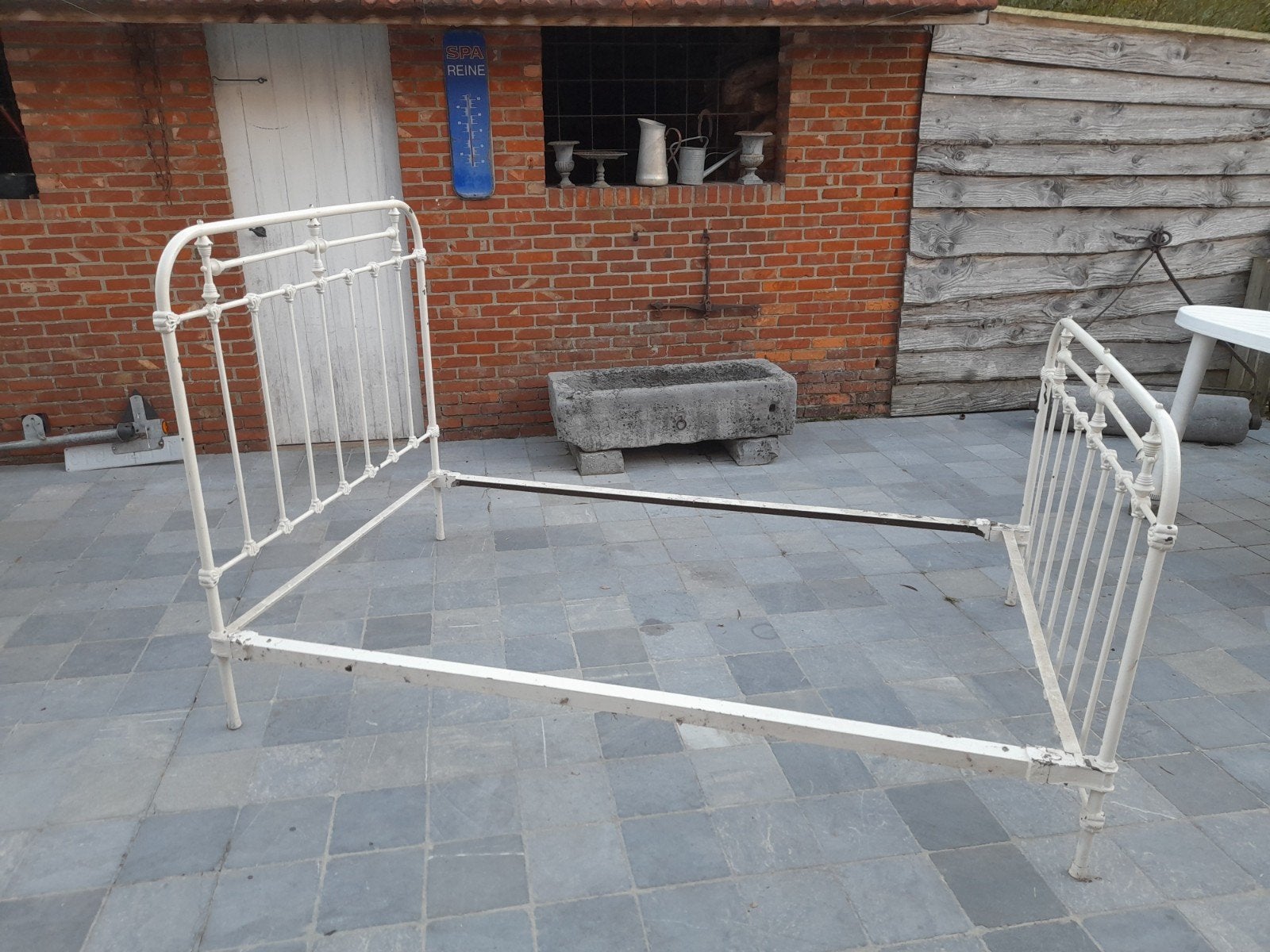 ijzer bed antiek, Ophalen