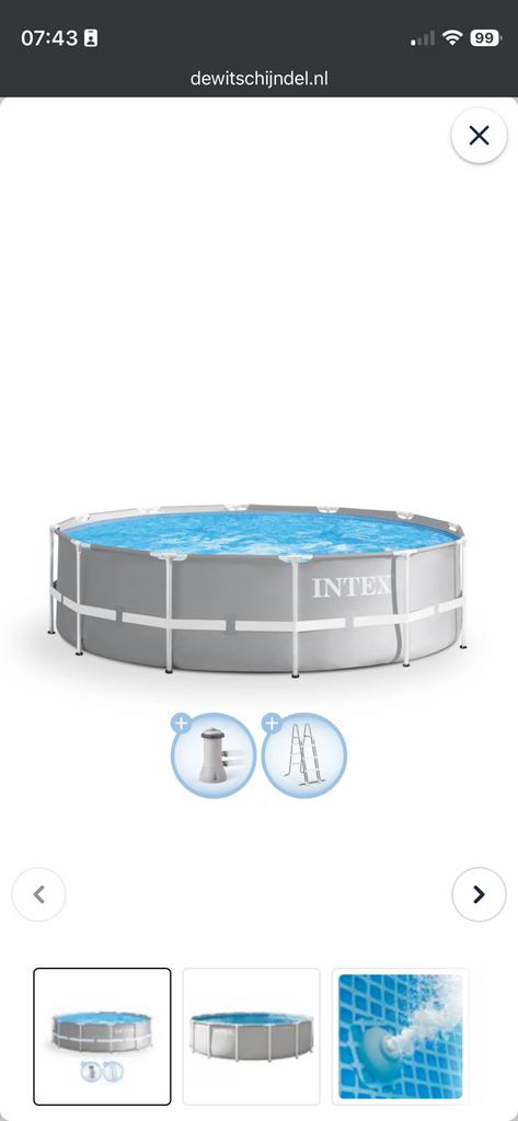 Piscine à vendre, 200 à 400 cm, Rond, Enlèvement, Utilisé
