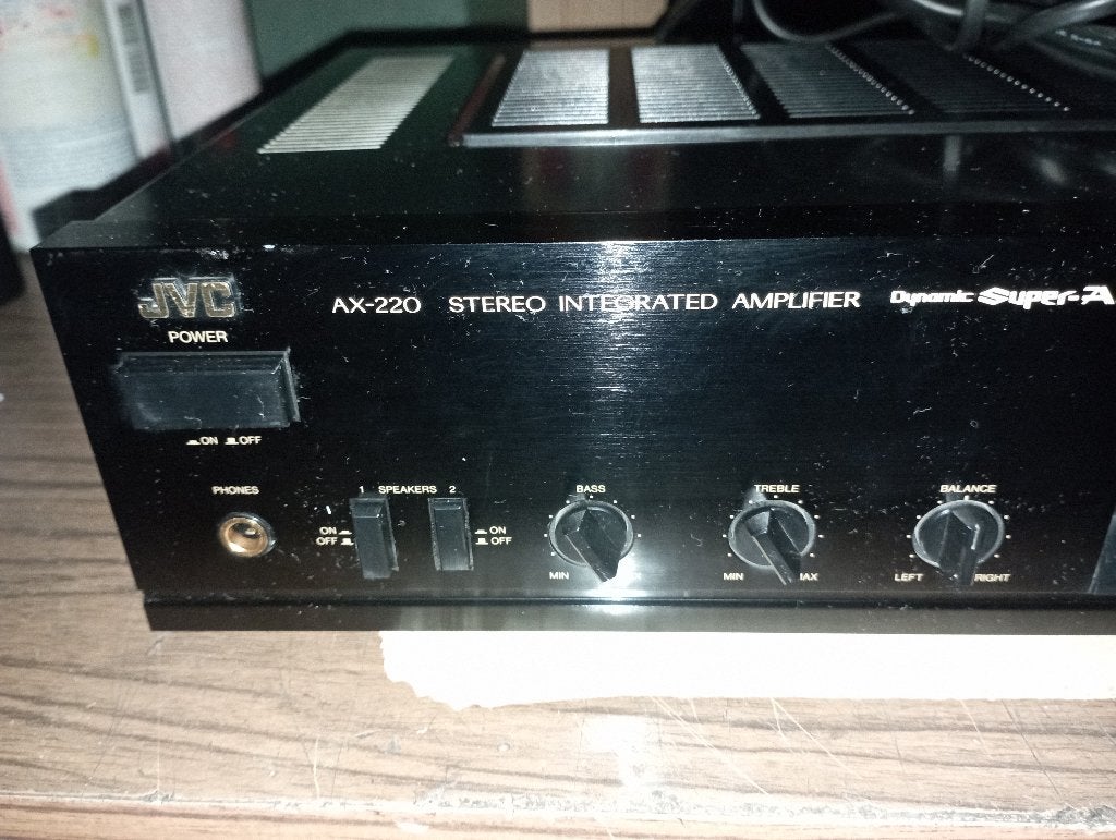 Ampli JVC AX 220BK Dynamic Super A, TV, Hi-fi & Vidéo, Moins de 60 watts, JVC, Enlèvement, Stéréo