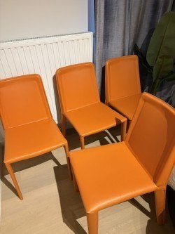 Stoelen leder Poltrona Frau eetkamerstoel, Enlèvement