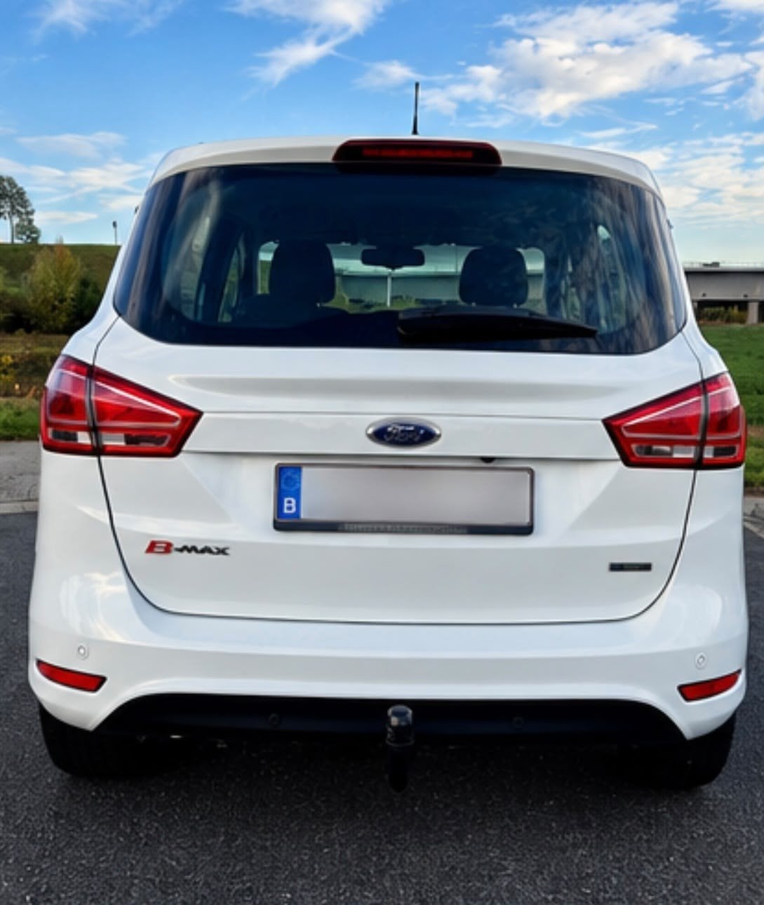 Ford B max 1.0 platina, ABS, B-Max, Wit, 5 deurs