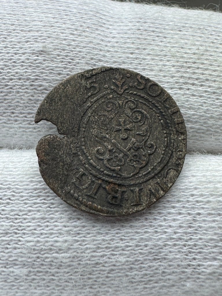 Suède - 1 solidus 1625 (Livonie), Enlèvement ou Envoi, Autres pays, Monnaie en vrac