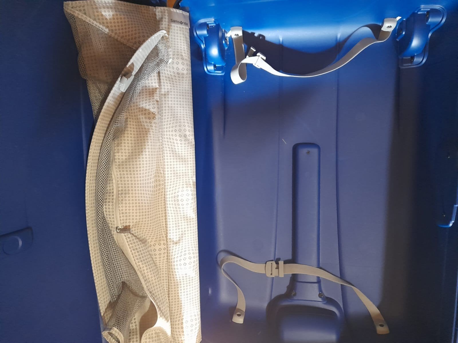 reiskoffer Samsonite, Handtassen en Accessoires, Ophalen, Uitschuifbare handgreep, Hard kunststof, 45 tot 55 cm