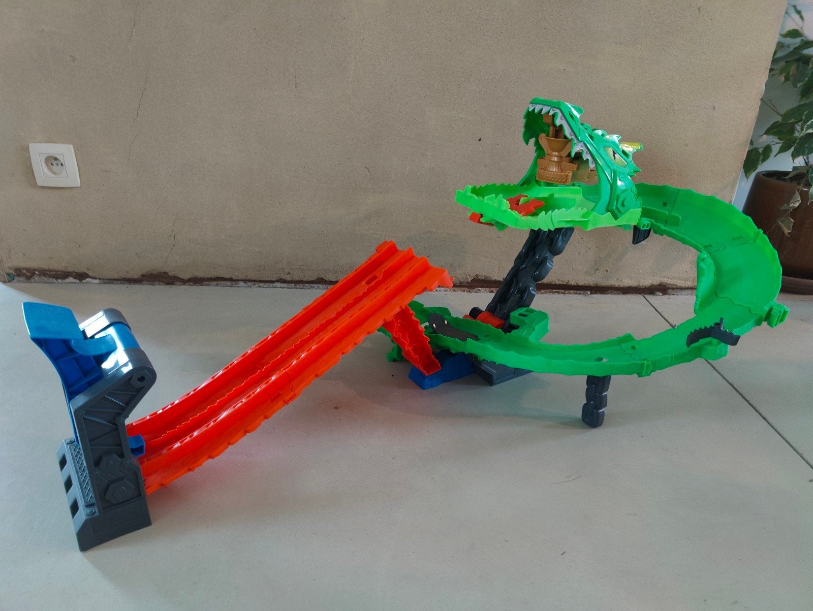 Hot Wheels Monster trucks Draak, Comme neuf, Enlèvement, Circuit, Hot Wheels