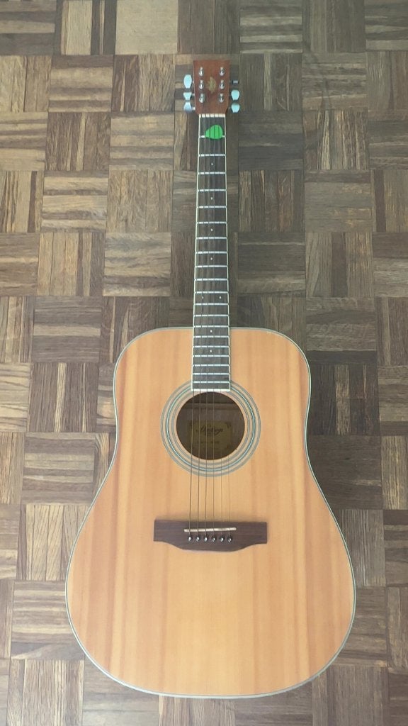 Guitare acoustique Hudson Guitar Co., modèle HI-100., Musique & Instruments, Enlèvement, Comme neuf, Guitare classique ou espagnole
