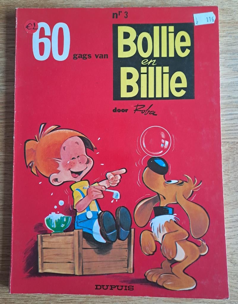 3 - 60 gags van Bollie en Billie, Boeken, Stripverhalen, Gelezen, Eén stripboek, Ophalen of Verzenden, Jean ROBA
