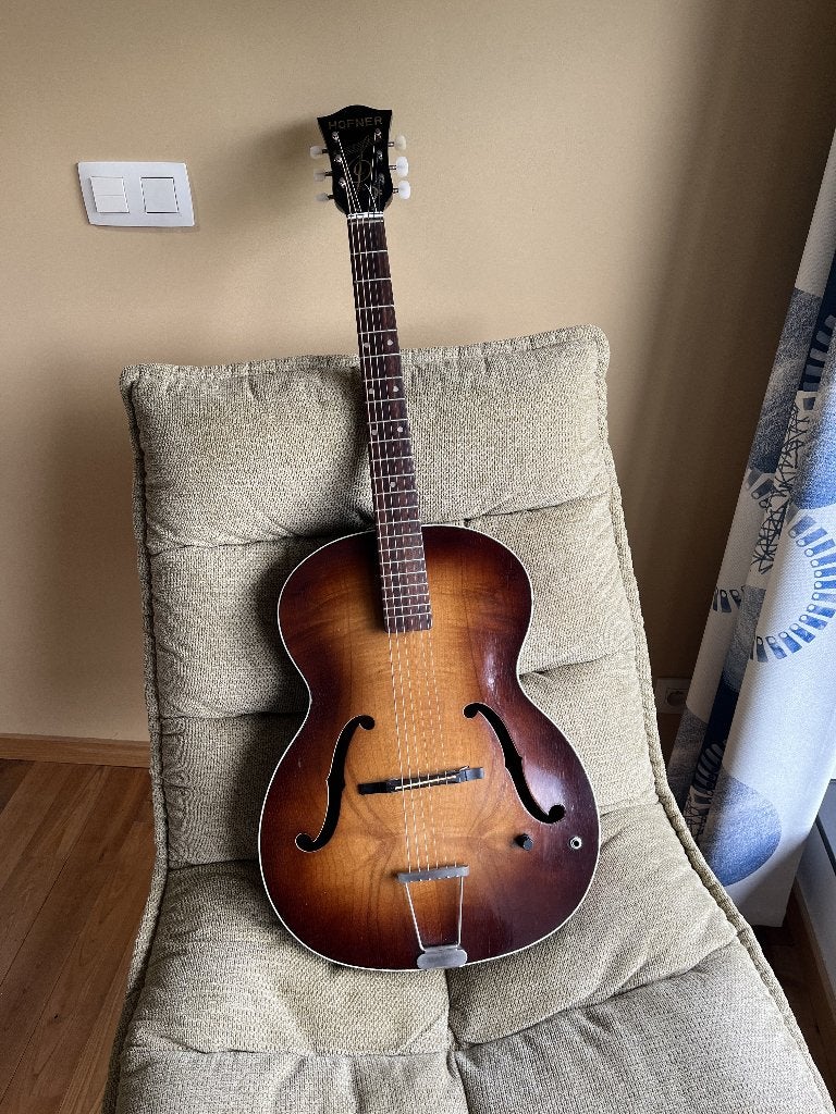 Guitare Archtop Hofner Congress, Musique & Instruments, Enlèvement, Utilisé, Autres types
