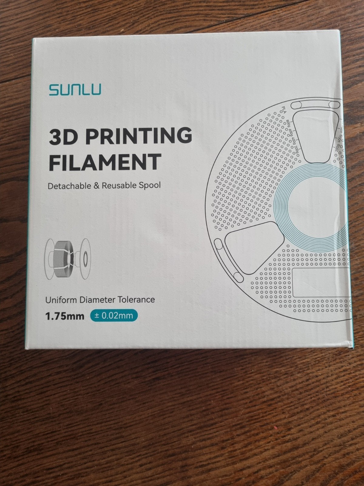 SUNLU Petg GLOW IN THE DARK (GREEN), Ophalen