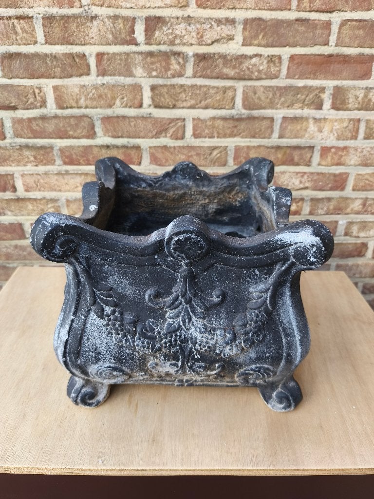 Bloempot, Tuin en Terras, Bloempotten, Gebruikt, Vierkant, Minder dan 40 cm, Binnen