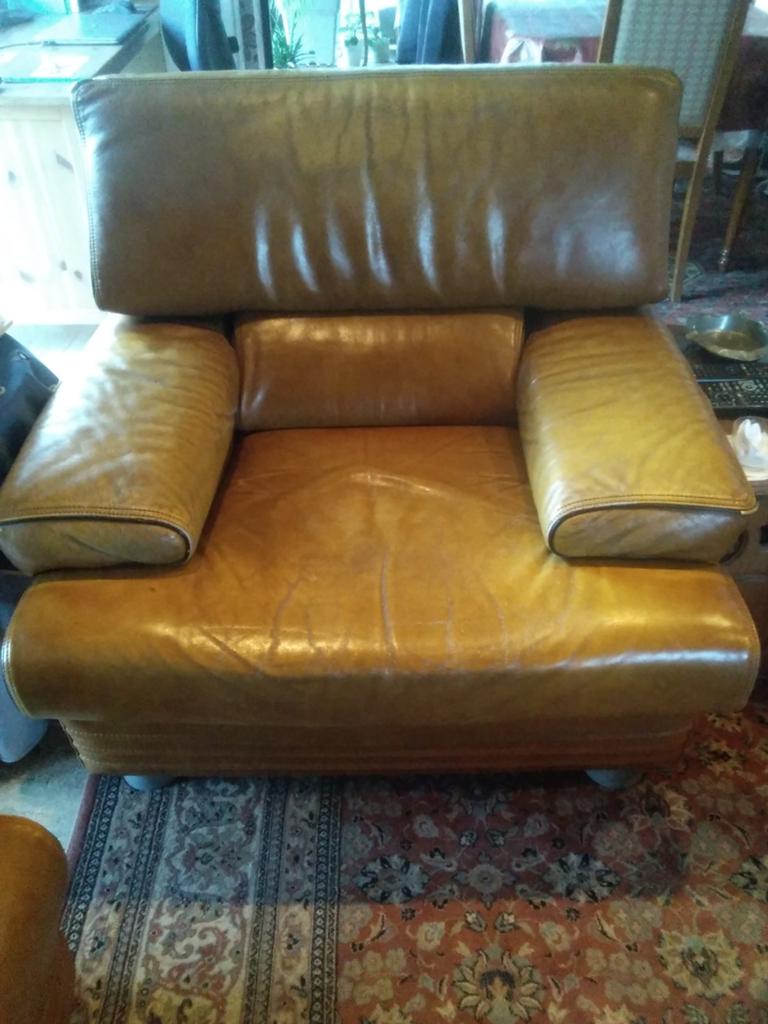 Lederen salon, Huis en Inrichting, Ophalen