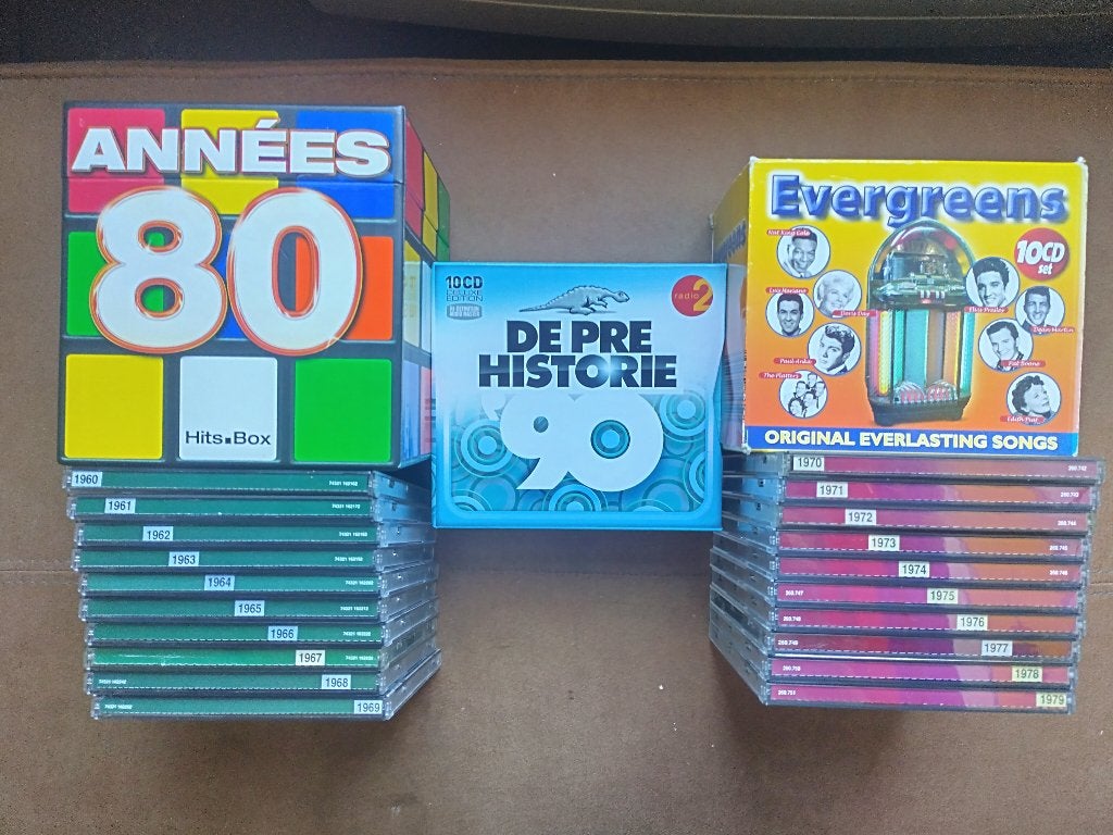 CD * 3 X 10 CD BOX + 2 X 10 CD'S * 35 € PER 10 CD * TOPSTAAT, Cd's en Dvd's, Cd's | Verzamelalbums, Zo goed als nieuw, Ophalen of Verzenden