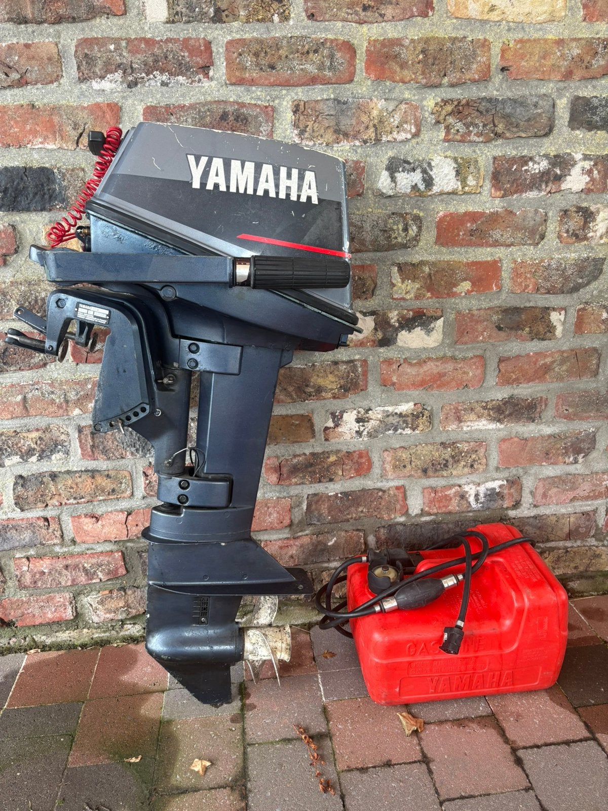 Yamaha 8pk kortstaart buitenboordmotor, Watersport en Boten, Buiten- en Binnenboordmotoren, Gebruikt, Benzine, Buitenboordmotor