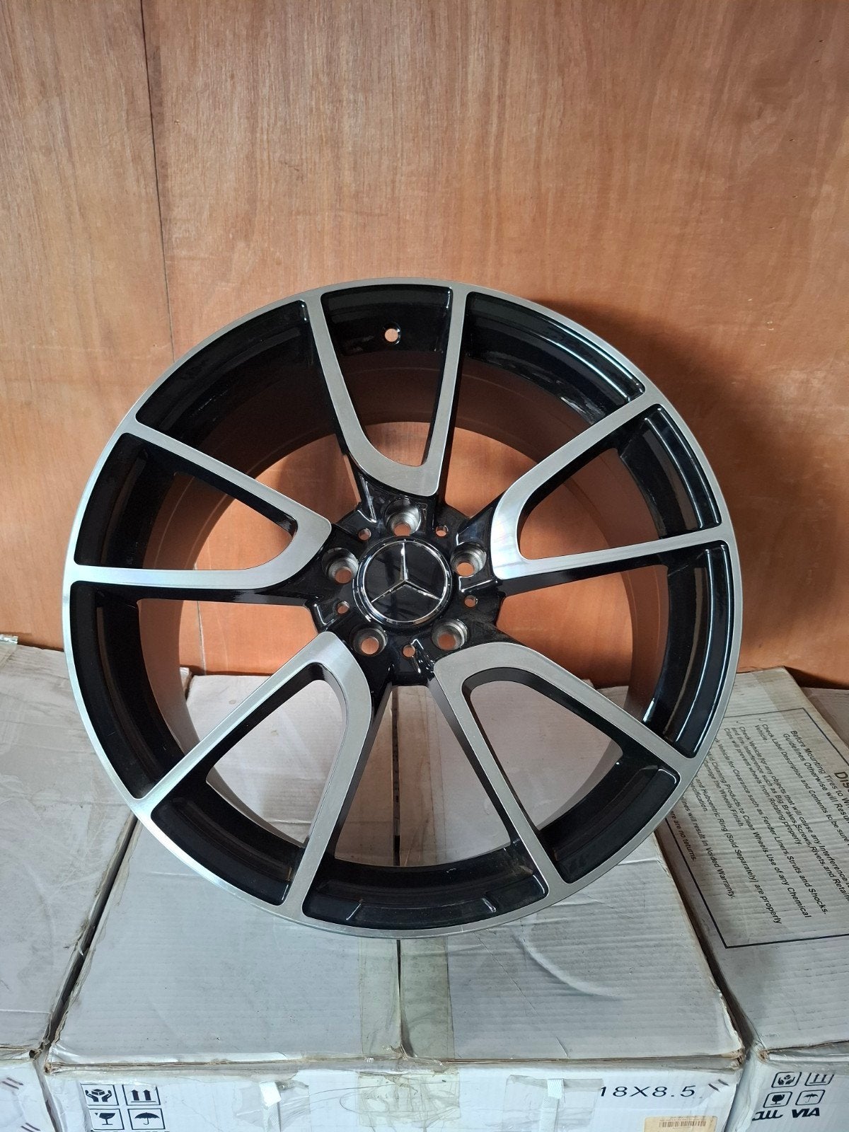 Jantes 19 pouces Mercedes-Benz, noir/argent, Neuf, Pneus et Jantes, Véhicule de tourisme, 19 pouces
