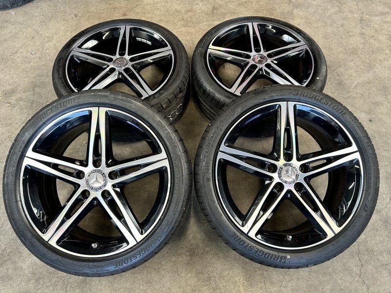 18 inch originele velgen + zomerbanden MB A B klasse CLA, Auto-onderdelen, 18 inch, Gebruikt, -, -