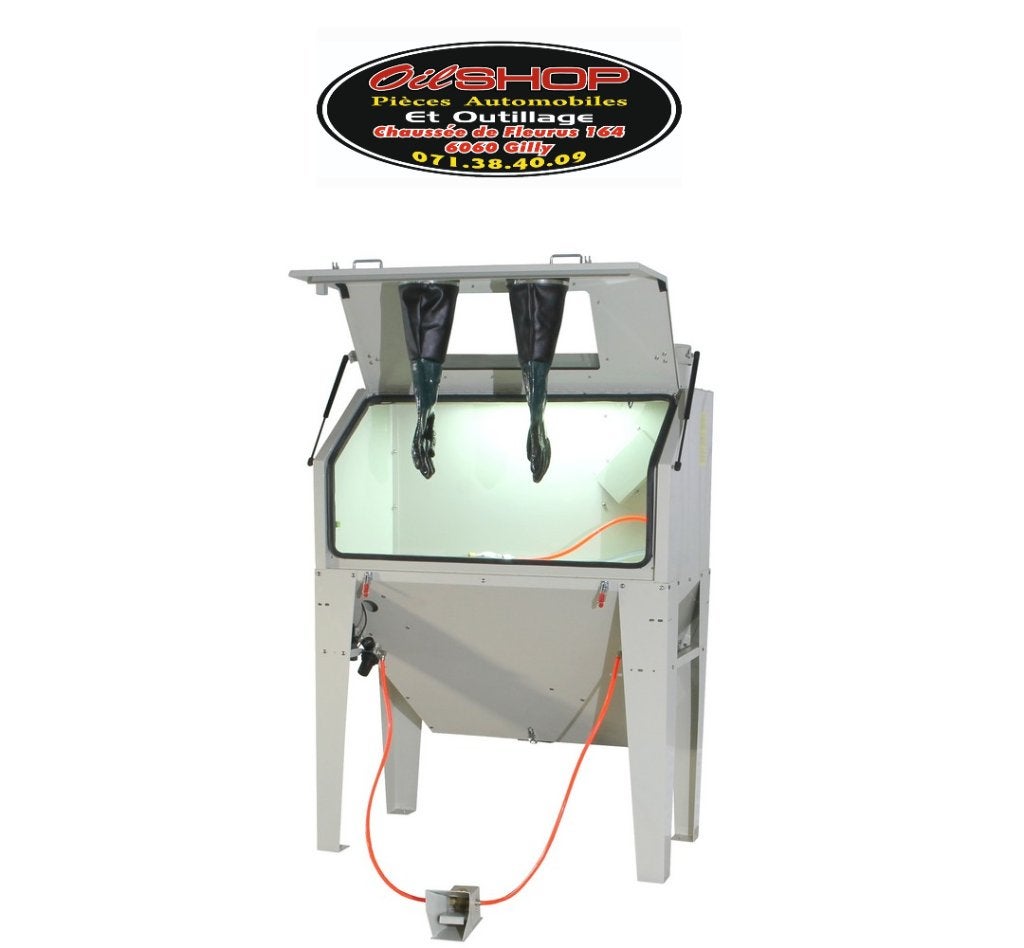 Cabine de sablage 420L avec porte frontale, Ophalen, Nieuw