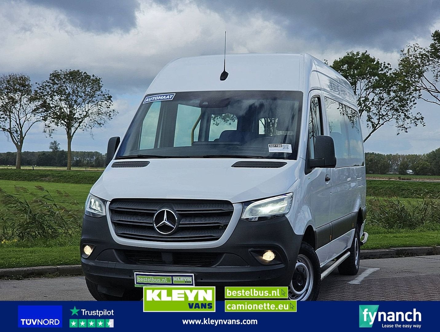Mercedes-Benz SPRINTER 314 9 persoons LED inclusief 4447 res, Auto's, Automaat, Parkeercamera, Wit, Mercedes-Benz