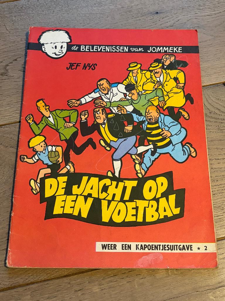 Jommeke - 1 - De jacht op een voetbal, Boeken, Eén stripboek, Ophalen of Verzenden, Gelezen, Jef Nys.