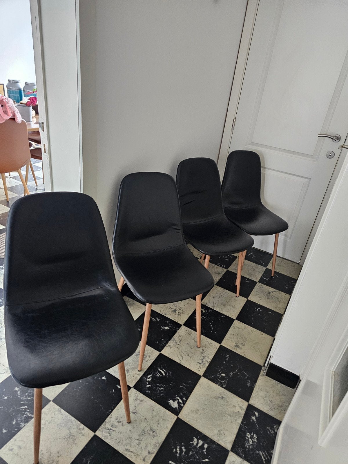kunstleer stoelen jonstrup jysk, Huis en Inrichting, Stoelen, Ophalen