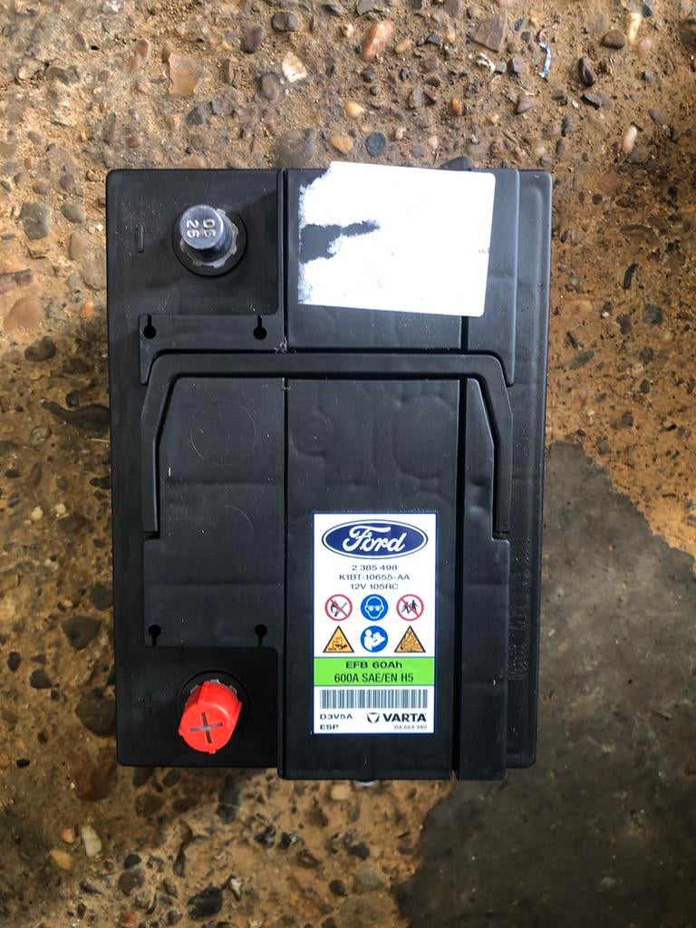 EFB Ford batterij staat stop 600A 60Ah, Auto-onderdelen, Ophalen, Ford