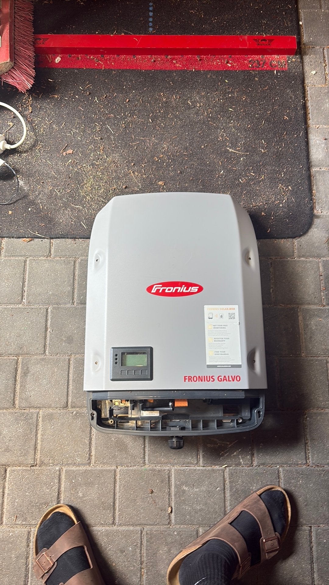 Fronius hybride omvormer, Ophalen, Zo goed als nieuw