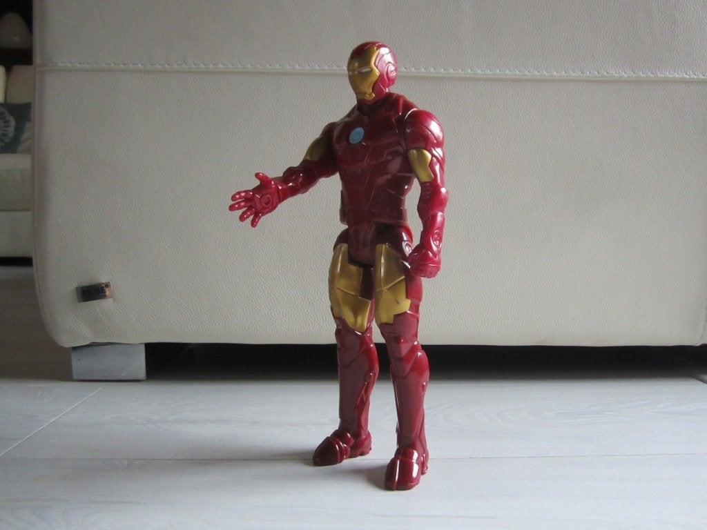 Iron Man (Avengers) - Grande figurine (30 cm) - 6,00Eur, Ophalen of Verzenden, Zo goed als nieuw, Film, Actiefiguur of Pop