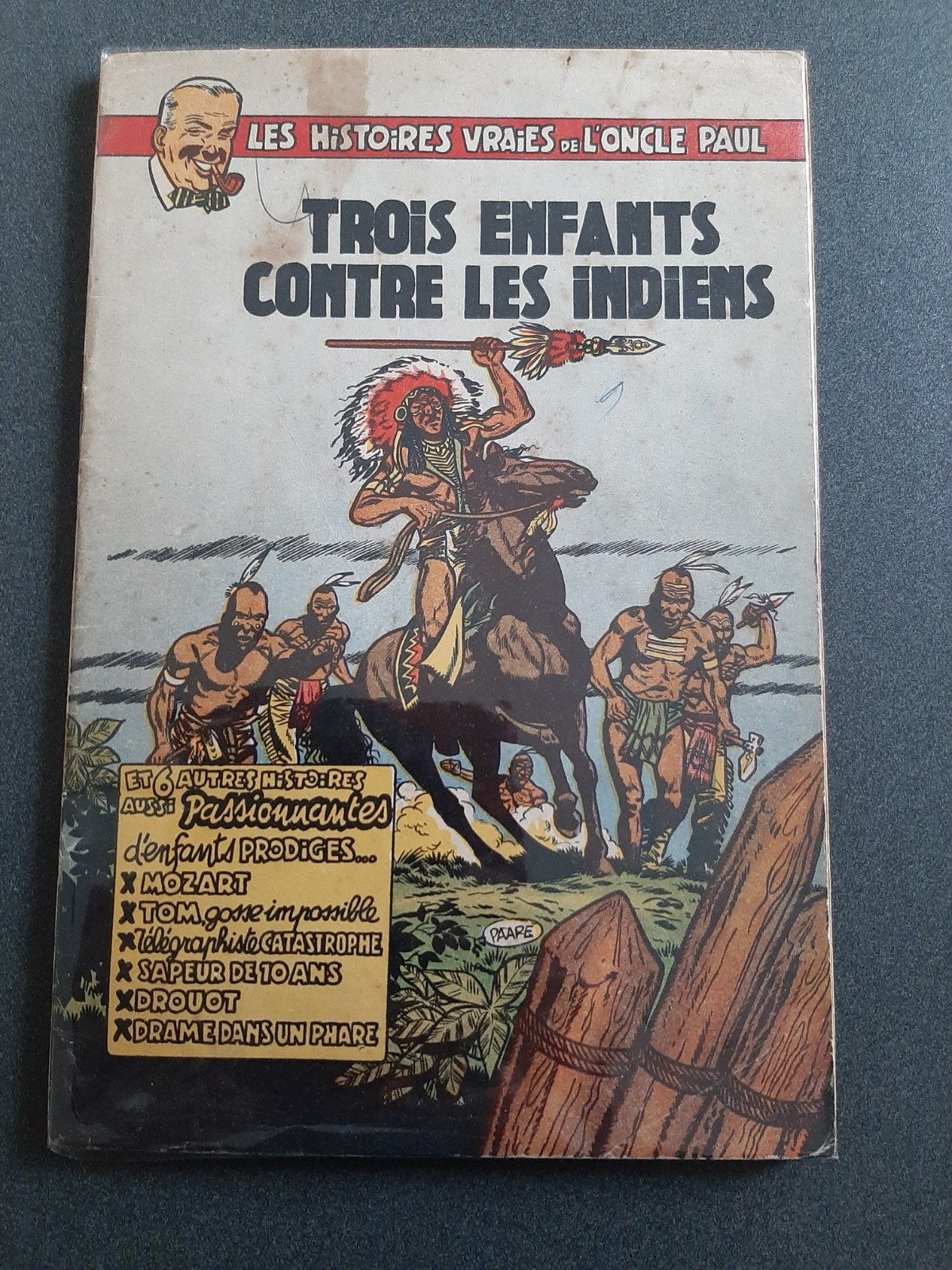 Oncle Paul : Trois enfants contre les indiens EO 1953