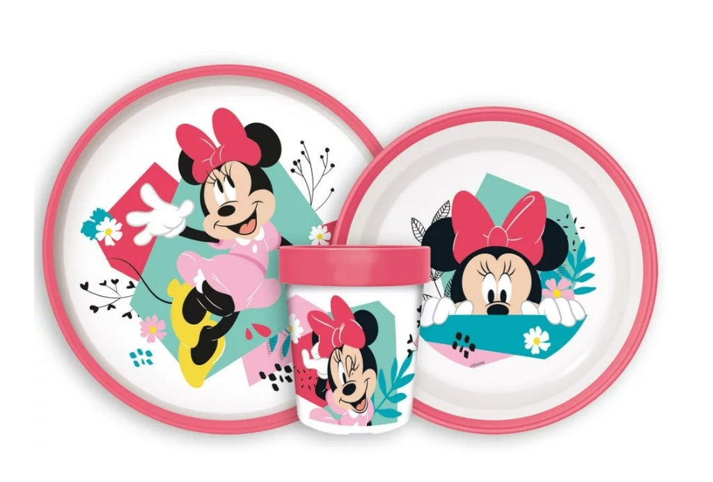Minnie Mouse Kinderservies - Magnetron / Eetsetje / Dinerset, Kinderen en Baby's, Ophalen of Verzenden, Nieuw