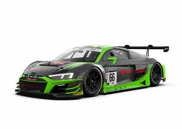 Audi R8 LMS GT3 24h Spa 1:18 Spark, Enlèvement ou Envoi, Neuf, Voiture, Autres marques