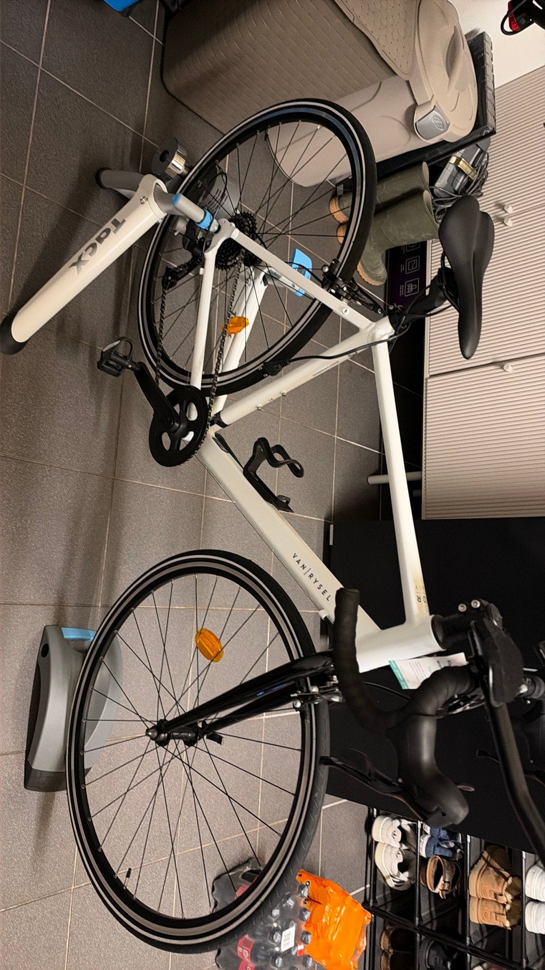 Fiets met hometrainer, Fietsen en Brommers, Versnellingen, Nieuw, Dames, Ophalen