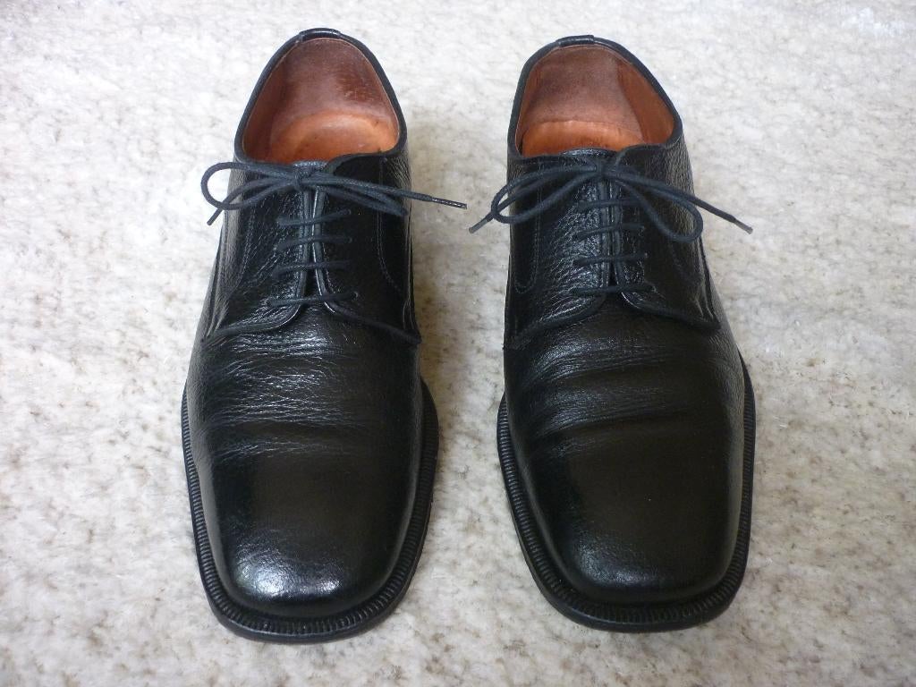 Lederen Schoenen Vero Cuoio, Enlèvement ou Envoi, Chaussures à lacets, Noir, Vero Cuoio