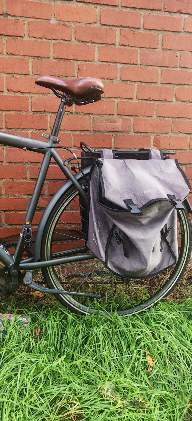 Fiets met 6 versnellingen + bagagedragertas !, Gebruikt, Velgrem, 53 tot 57 cm, Ophalen