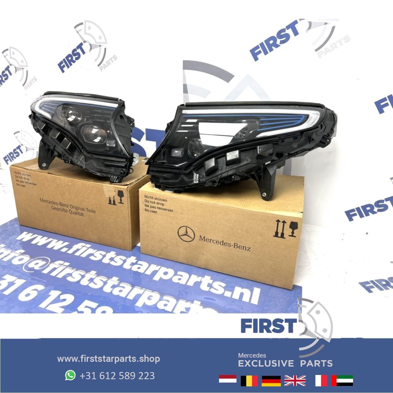 A2939067500 W293 N293 EQC MULTIBEAM LED KOPLAMP LINKS origin, Gebruikt, -, Ophalen of Verzenden, -