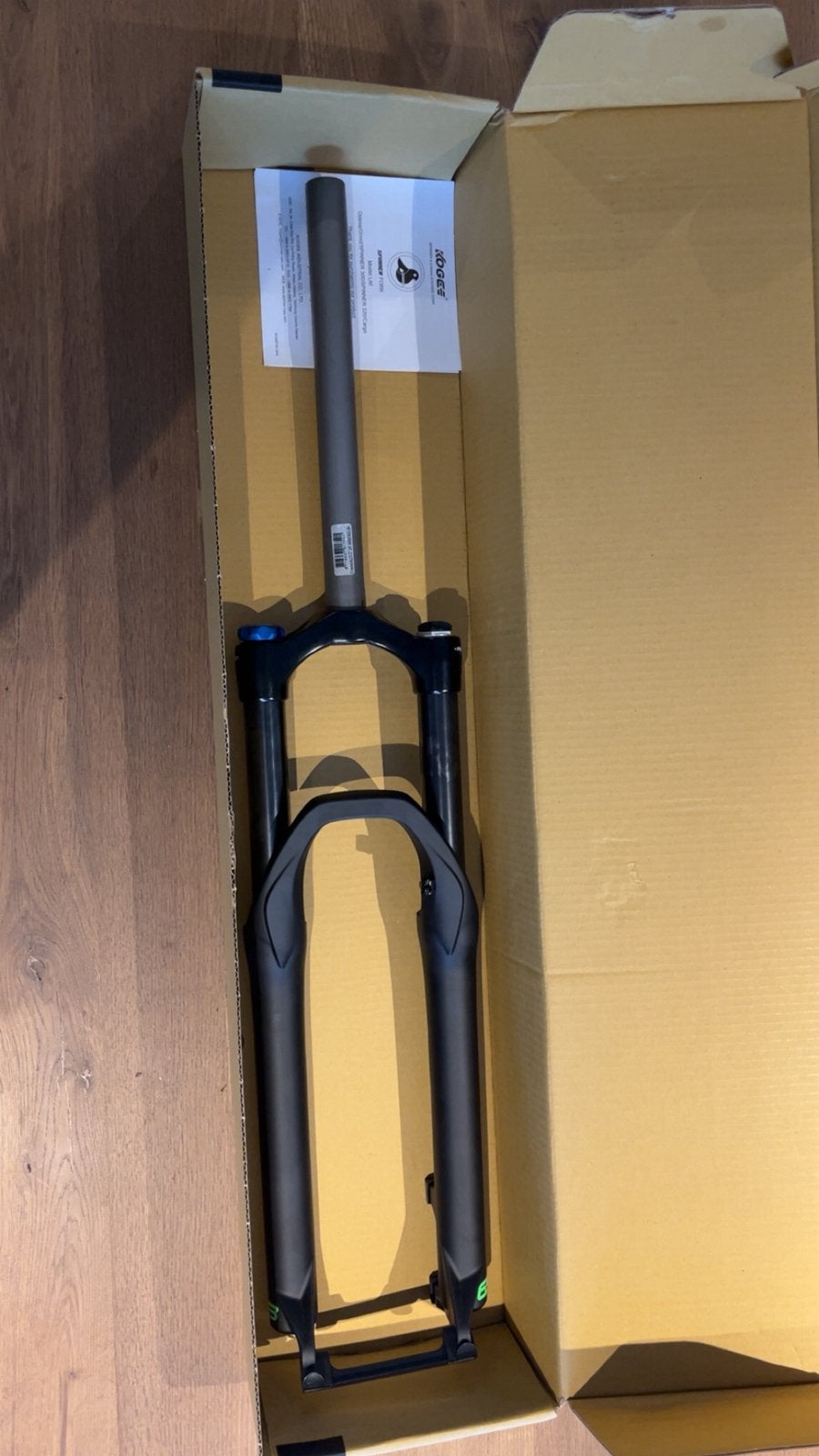 mtb vork 27,5 ZONDER DOOS, Vélos & Vélomoteurs, Vélos Pièces, Fourche avant, Comme neuf, Enlèvement, Aluminium
