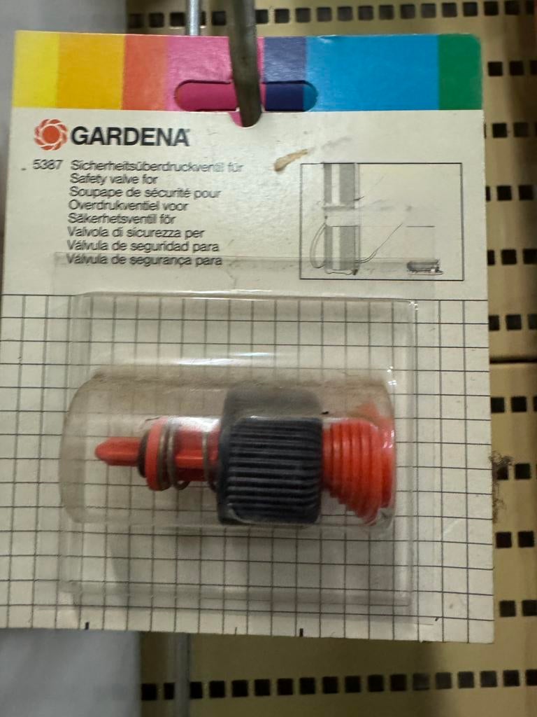 Veiligheidsventiel druksproeier Gardena, Tuin en Terras, Ophalen, Nieuw