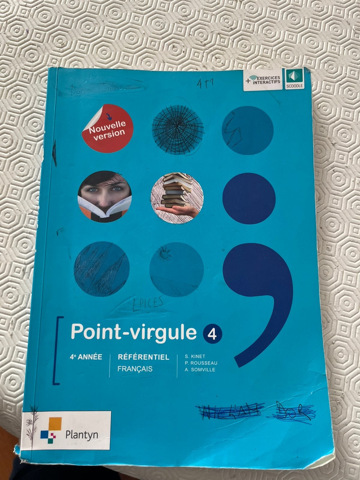 Point virgule referentiel 4, Enlèvement, Utilisé, Secondaire, Français