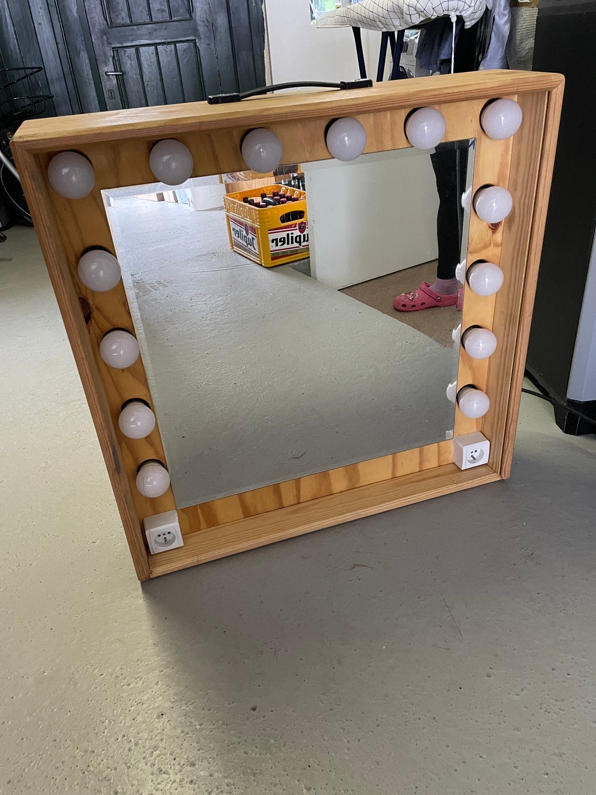 Miroirs a ampoules coiffeuse x3, Enlèvement, Comme neuf