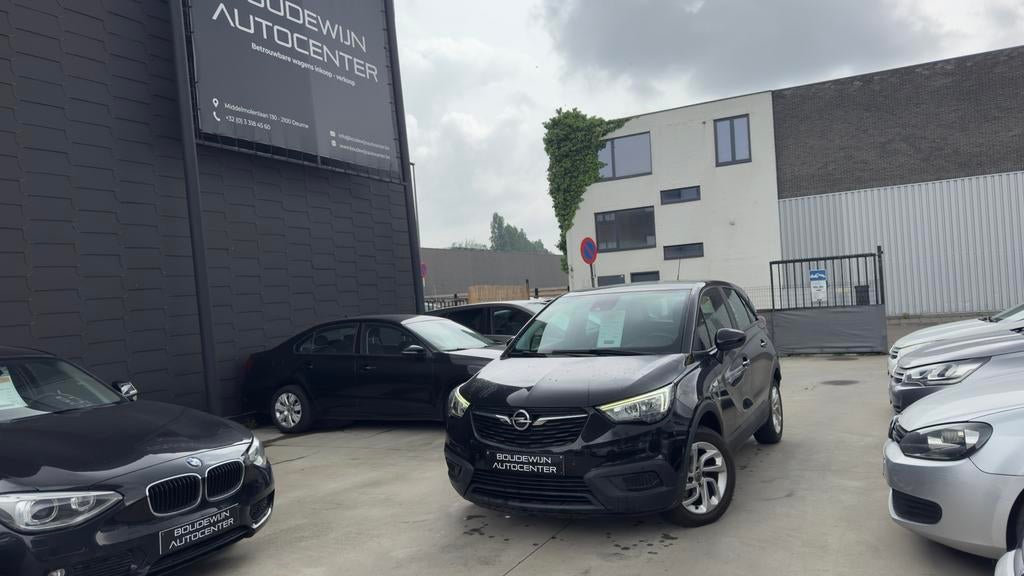 Opel Crossland X Benzine 86.xxxkm Topstaat 2021 Garantie, Stof, Zwart, Zwart, Handgeschakeld
