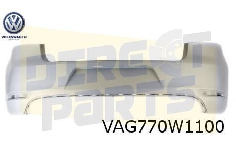 Volkswagen Golf VIII (2/20-) Achterbumper (+/-PDC) (GRU) Ori, Auto-onderdelen, -, -, Nieuw, Achter