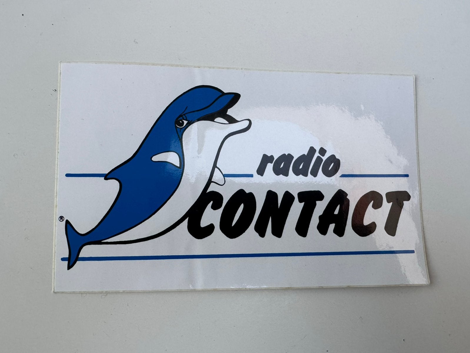 Sticker radio Contact, Ophalen of Verzenden, Nieuw, Film, Tv of Omroep