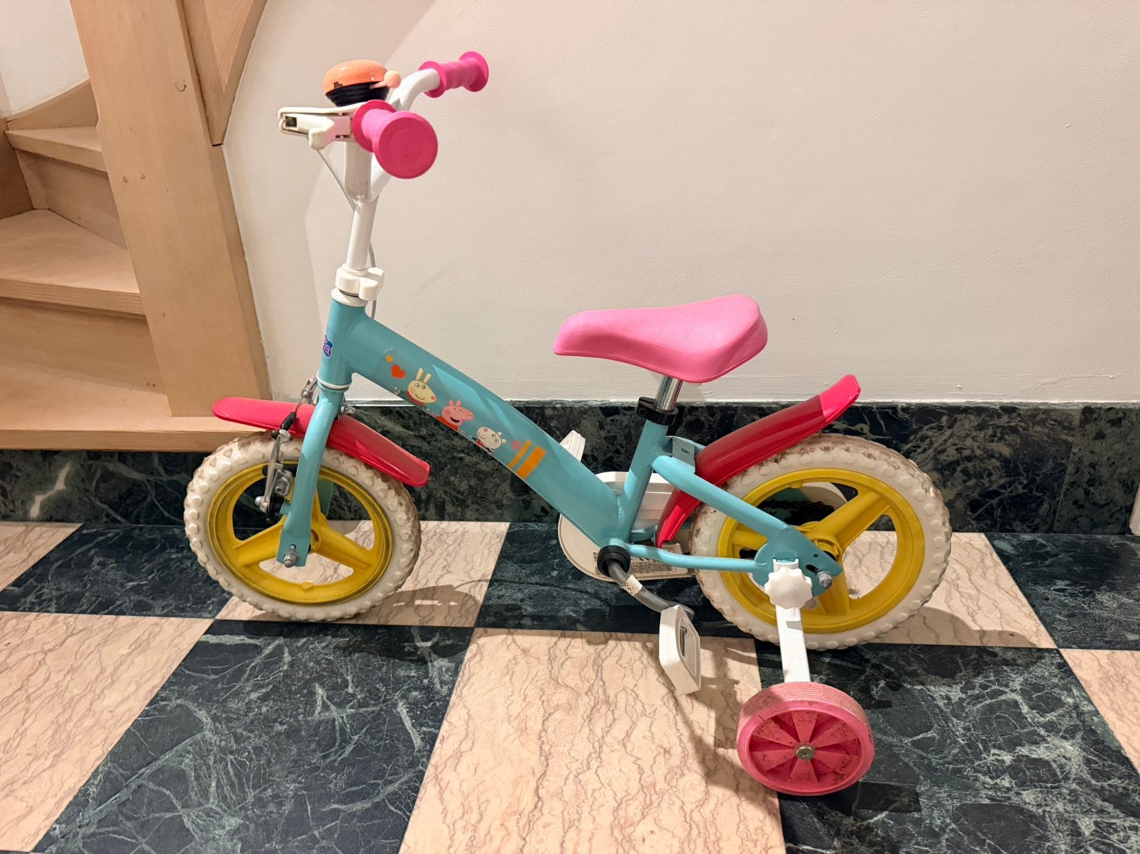 Kinderfiets 12”, Ophalen, Gebruikt, Minder dan 16 inch, Zijwieltjes