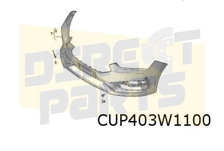 Cupra Leon (2/21-) Voorbumper (GRU te spuiten) Origineel! 5F, -, -, Nieuw, Bumper