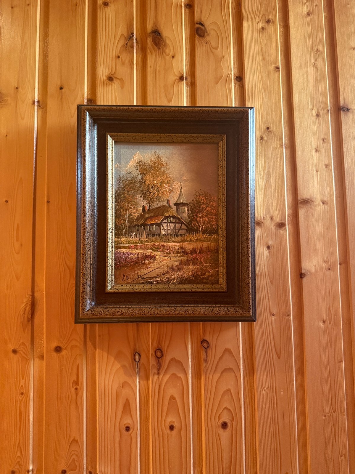 2 schilderijen te koop, Enlèvement, Classique, Encadré, Paysage