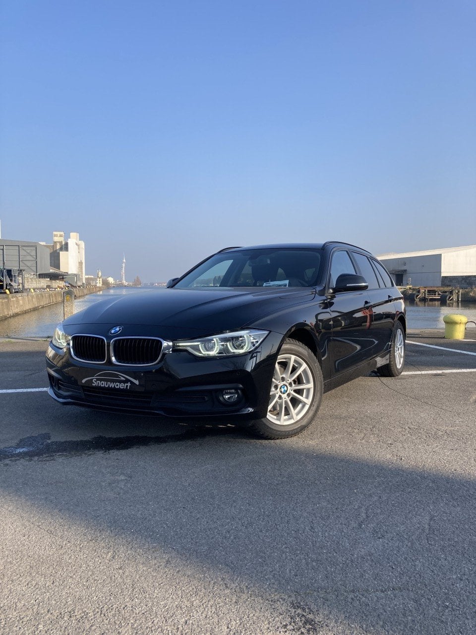 BMW 3 Serie 316 Touring 316d Advantage (bj 2019), Stof, Euro 6, 116 pk, Zwart