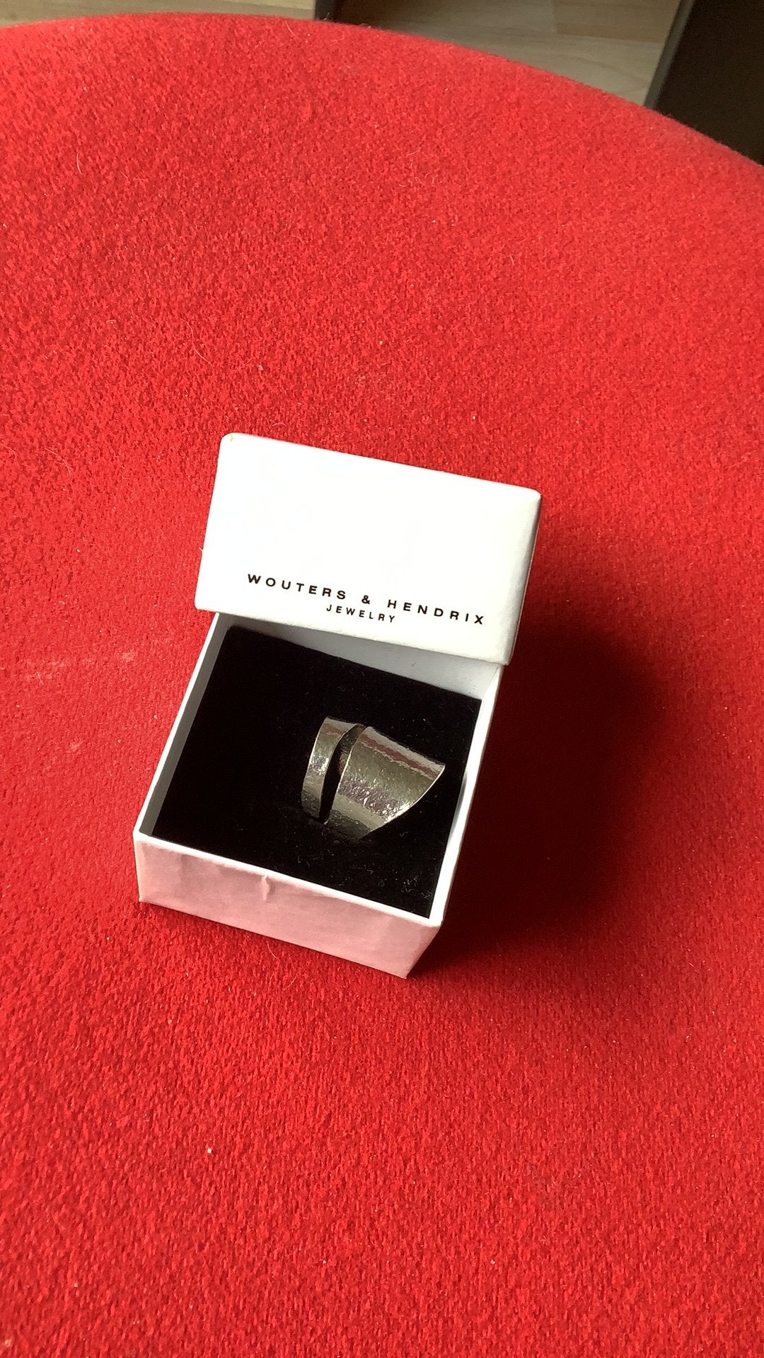 Speciale zilveren ring Wouters & Hendrix maat 18,1 mm, Ophalen of Verzenden, Zo goed als nieuw
