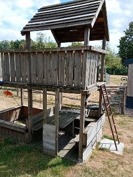 Speeltoren schommel zandbak, Ophalen, Gebruikt, Schommel