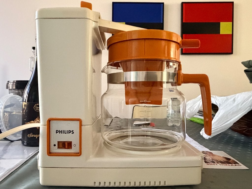 Koffiezetmachine Philips, Electroménager, Café moulu, Comme neuf, 4 à 10 tasses, Enlèvement