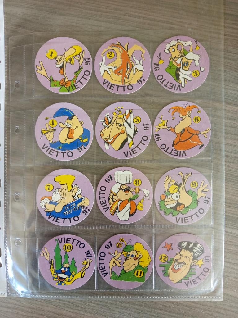 Aalst carnaval vietto's , kandidaat de viette 1997, Verzamelen, Flippo's, Ophalen of Verzenden